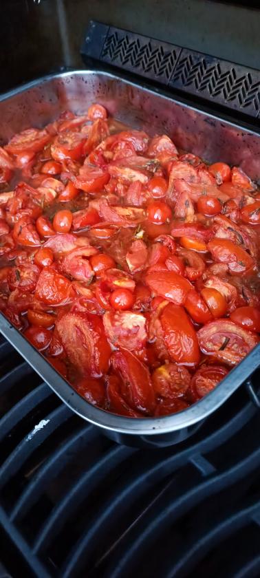 Tomaten auf dem Grill